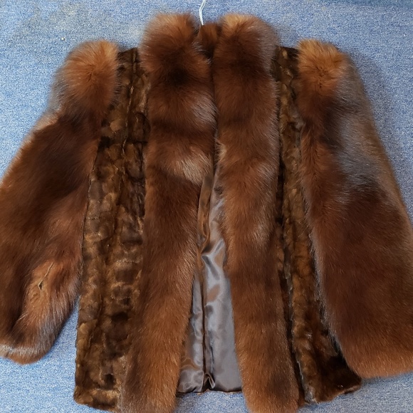 Authentic fur coat.